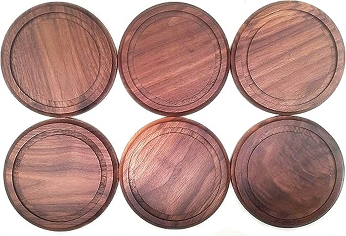 Pocket watch glass display dome cloche real walnut wood base and gold brass hook 4"x4", top view.